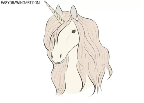 How To Draw A Realistic Unicorn Step By Step