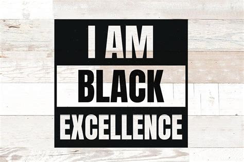 Black Excellence SVG Black Quote SVG Black Pride SVG | Etsy