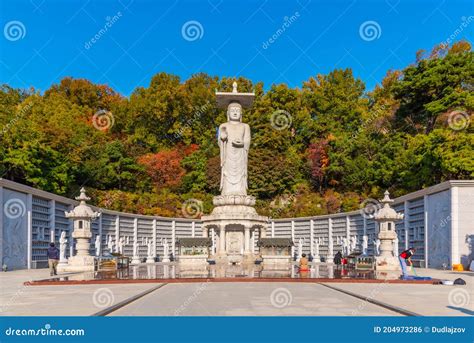 Buddha Statue at Bongeunsa Temple in Seoul, Republic of Korea Stock ...