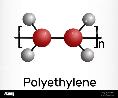 Polyethylene, polythene, PE, polyethene, poly(methylene) molecule. It ...