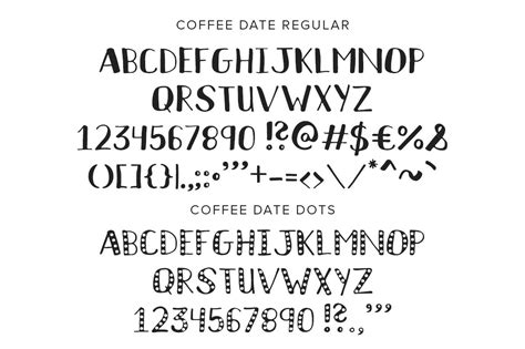 COFFEE DATE Handwritten Font Duo on Behance