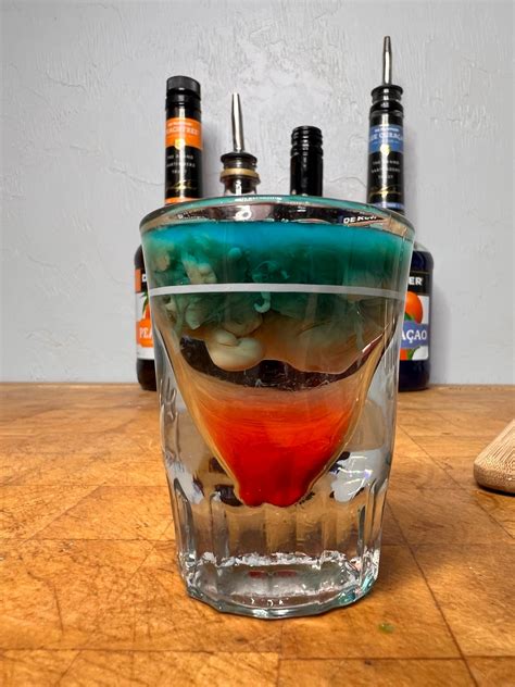 Alien Brain Hemorrhage - a spooky shot | Occasional Cocktails