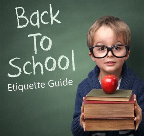 Back to School Etiquette for Children - Elizabeth Etiquette