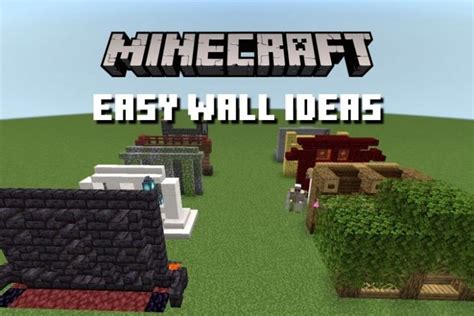 10 Best Minecraft Wall Design Ideas to Try in 2023 | Beebom