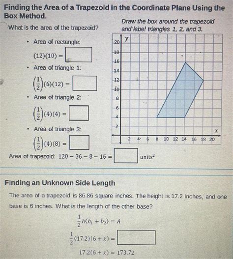 [ANSWERED] Finding the Area of a Trapezoid in the Coordinate Plane - Kunduz