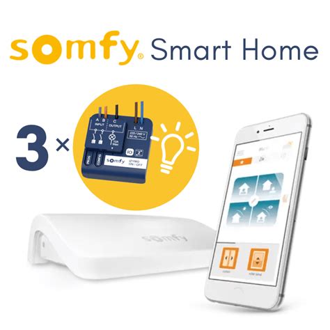 Best Price in Lebanon for Somfy Smart Home Starter Pack - 3 smart devices