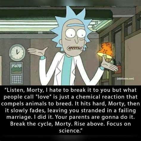 My best quote from Rick and Morty | Rick and morty quotes, Rick and ...