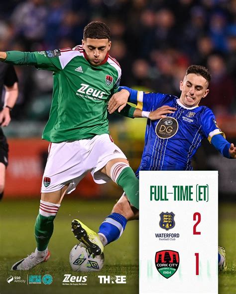 [Cork City FC] Full-time. Cork City are relegated. : r/soccer