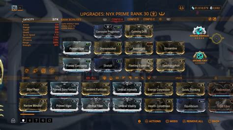 Warframe: Nyx Prime Build Guide