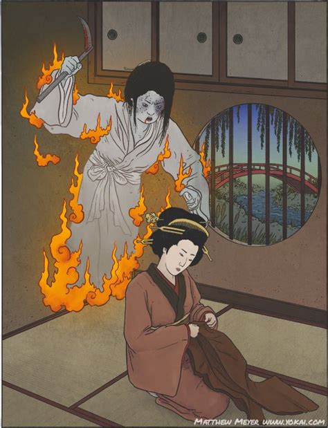 Kasane | Yokai.com | Japanese horror, Japanese folklore, Traditional japanese art