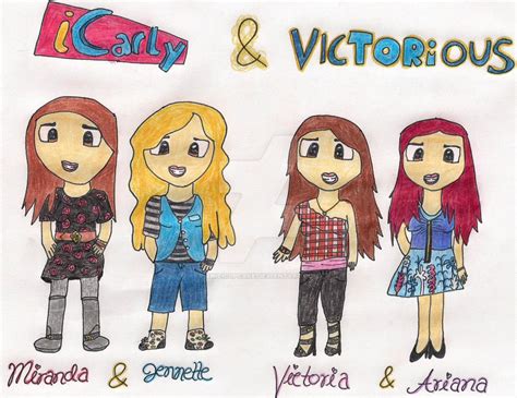 iCarly and Victorious Girls :) by xNiciCupcake on DeviantArt