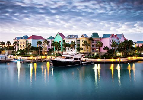 Harborside Resort at Dawn - Paradise Island Nassau Bahamas Photograph by Dave Allen | Pixels