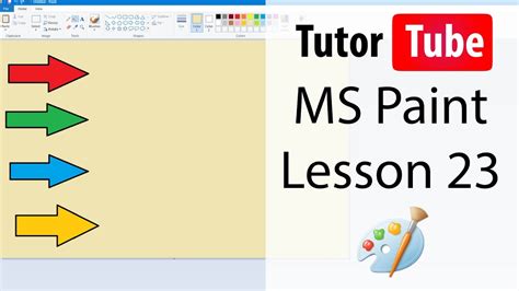 MS Paint Tutorial - Lesson 23 - Resize and Skew - YouTube