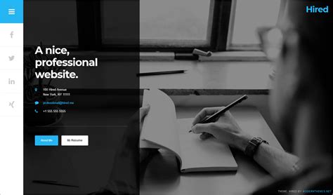 30 Best Free Online Resume CV Website Templates