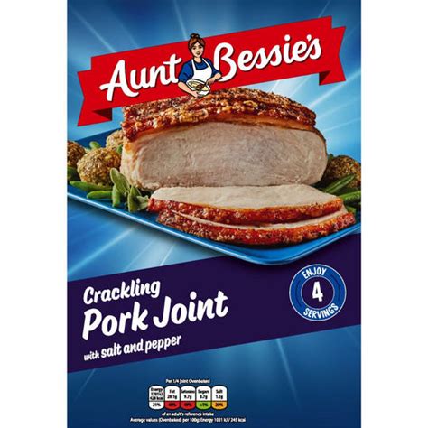 Aunt Bessie’s Crackling Pork Joint with Salt and Pepper 1kg | Iceland Foods