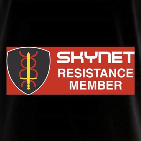 Skynet Resistance Member Long Sleeve T Shirt By CharGrilled