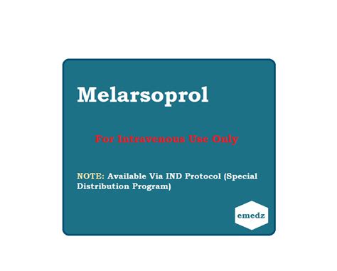 Melarsoprol IV - Uses, Dose, Side effects, MOA, Brands