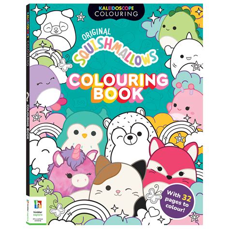 Kaleidoscope The Original Squishmallows Colouring Book - Squishmallows - Licensed - Children ...