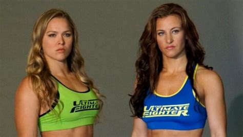 Ronda Rousey Criticizes Miesha Tate's Coaching on The Ultimate Fighter ...