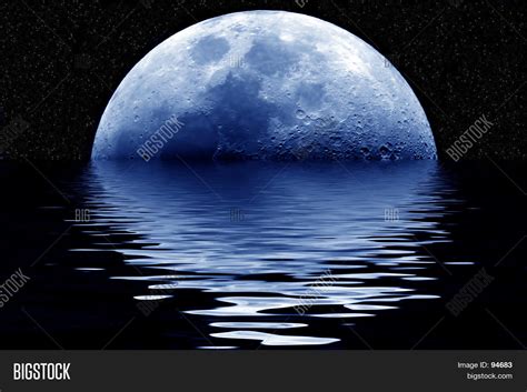 Blue Moon Rising Image & Photo (Free Trial) | Bigstock