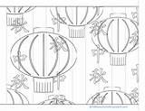 Chinese Lanterns Coloring Pages At GetDrawings  Free Download sketch template