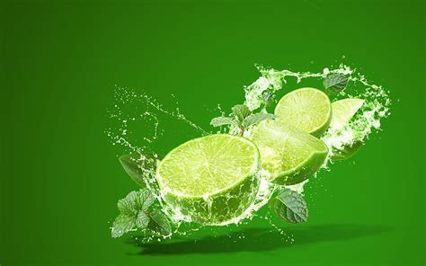 splash, fruit, vara, water, green, summer, lime, lemon, HD wallpaper | Peakpx