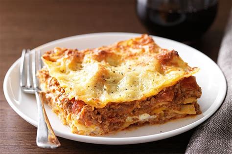 Beef lasagne