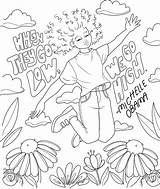 Michele Obama Black History Month Coloring Page  Crayolacom sketch template
