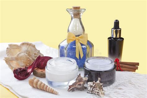 Spa products stock image. Image of serum, aroma, shells - 22450221