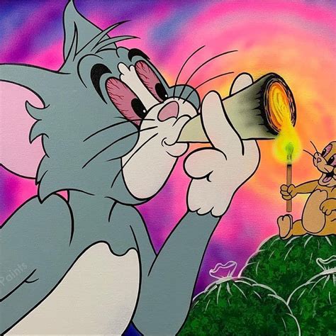 Tom And Jerry Smoking Weed