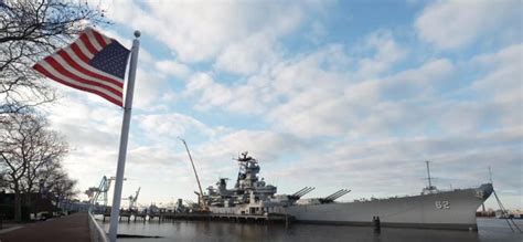 You can ride on the Battleship New Jersey as it enters its dry dock