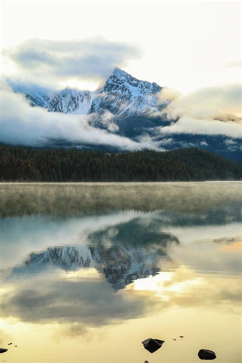 Maligne Lake Sunrise Photograph by Dan Sproul - Fine Art America