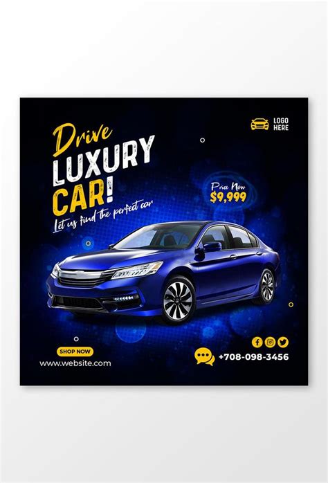 Drive Luxury Car For Sale Banner Template | Free Download - Pikbest