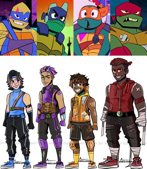 Human Version of the turtles | NEUJOON | Teenage Mutant Ninja Turtles Amino