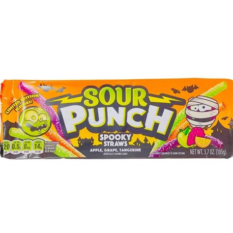 Sour Punch Spooky Straws - 3.7oz | Candy District