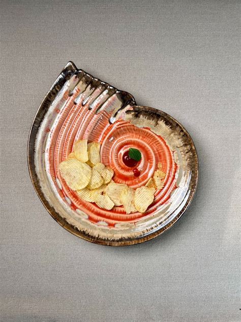 Multicolor Ceramic Big size shell shape platter at Rs 2200 in Mumbai