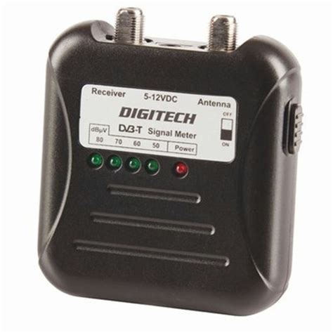 Digital 40-862MHz Pocket Sized with LED Indicator DVB-T TV Signal Strength Meter - DIGITECH