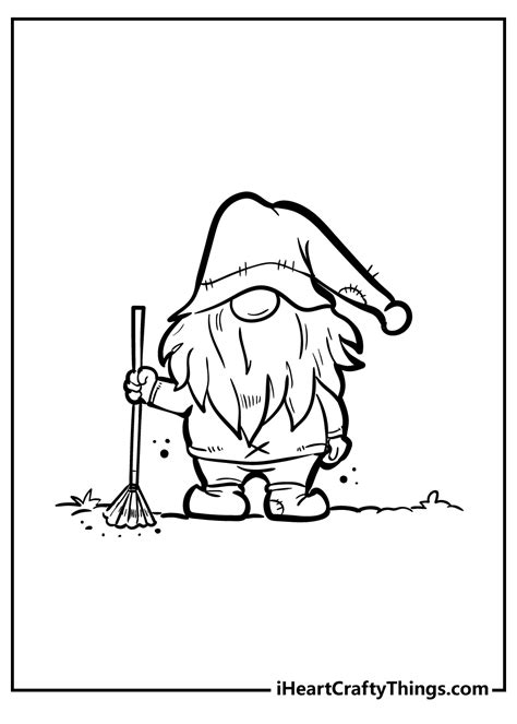 Gnome Coloring Pages