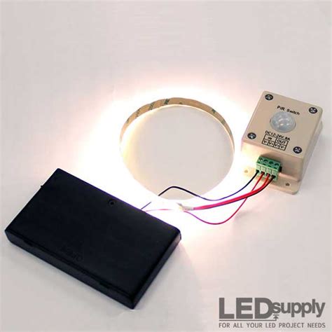 LED Motion Sensor Strip Light - Battery-Powered