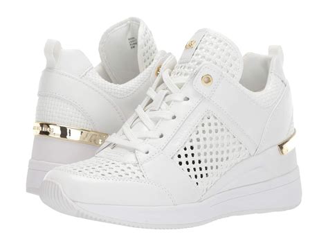 MICHAEL Michael Kors Leather Georgie Trainer in White - Lyst