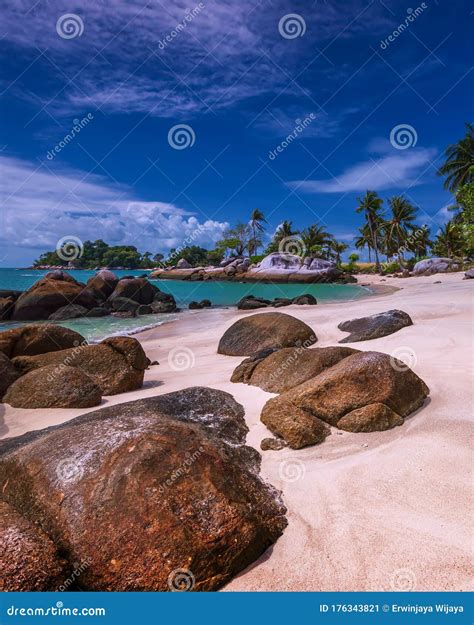 Panorama Beach and Rock Formation Photos at Berhala Island Kepulauan ...