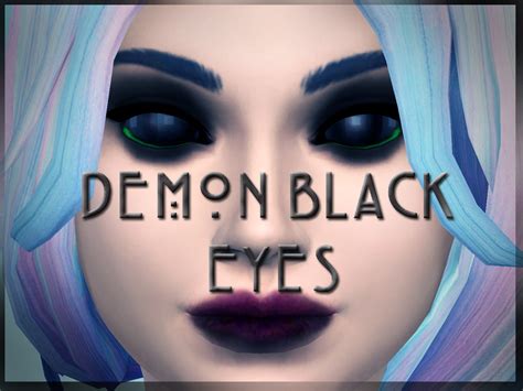 The Sims Resource - Demon Black Eyes