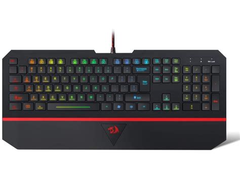 K502 RGB Gaming Keyboard RGB LED Backlit Illuminated 104 Key Silent ...