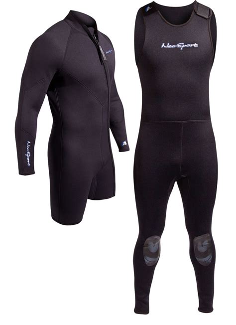 NeoSport 5mm Mens 2 Piece Wetsuit Long John and Jacket Diving | Long John and Jacket Wetsuit 5mm