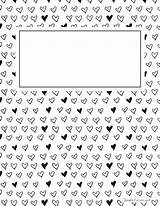 Coloring Page Binder Cover Printable Pages sketch template