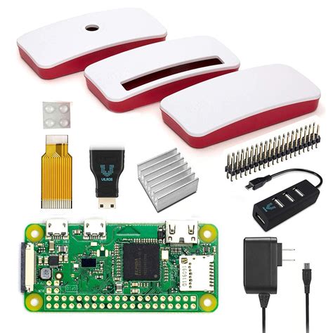 Vilros Raspberry Pi Zero W Complete Starter Kit-Official Case Edition-Includes Pi Zero W and 7 ...