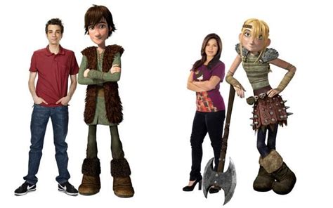 Jay Baruchel, Hiccup, America Ferrera & Astrid | How to train your dragon, Dreamworks dragons ...