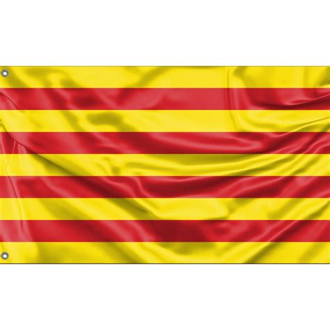 Crown of Aragon Flag Unique Design Print High Quality Materials Size 3x5 Ft / 90x150 Cm Made in ...