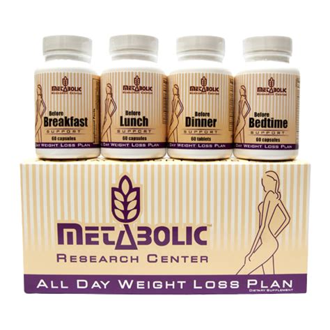 All Day Weight Loss Plan Contains 4 Supplements | Weight Loss MRC