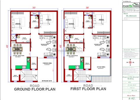 Building Elevation Design with Floor plan